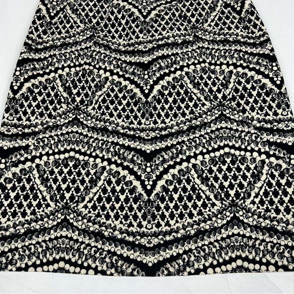 Diane Von Furstenberg Pentra Jacquard Fitted Stretch Sleeveless Sheath Dress 8 - Picture 9 of 12